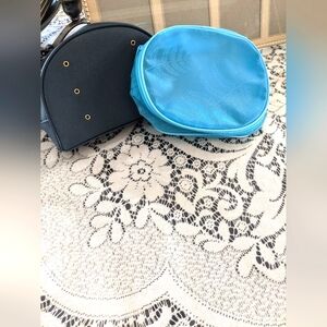 Vintage Rare Retro Makeup Travel Cosmetic Pouch Bag Set Gift Idea